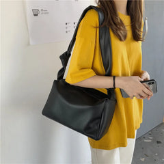 Soft PU Leather Women Shoulder Bag Lady Travel Handbags Armpit Bag