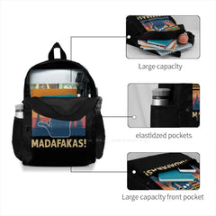 Cat Pew Pew Pew Madafakas! Arrivals Satchel Schoolbag Bags Backpack