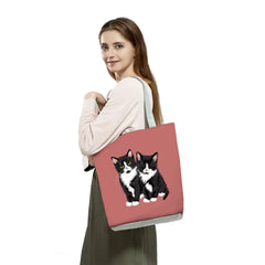 Cat Tote Bag Handbags Reusable Shopping Bag Ladies Shoulder Bag Beach Pattern