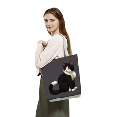 Cat Tote Bag Handbags Reusable Shopping Bag Ladies Shoulder Bag Beach Pattern
