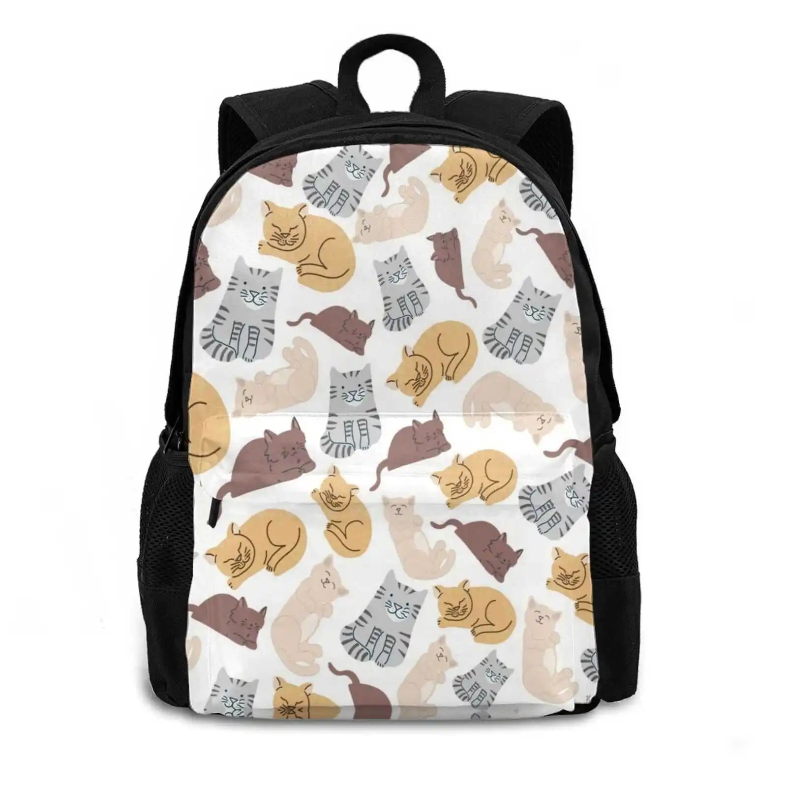Cats Print Bags Travel Laptop Backpack Cats Dogs Animals Soul Cat Lover Tabby Ca