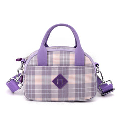 Plaid Shoulder Bag Women Mini Crossbody Tote Girls Outdoor Tote