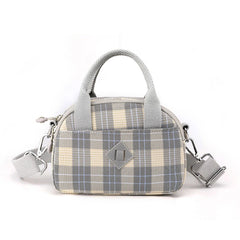 Plaid Shoulder Bag Women Mini Crossbody Tote Girls Outdoor Tote