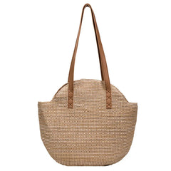 Celebrity Bags Women's Spring Retro Straw Woven Shoulder Bag