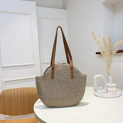 Celebrity Bags Women's Spring Retro Straw Woven Shoulder Bag