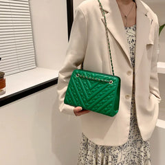 Celeb Retro Chain Small Square Bag for Women