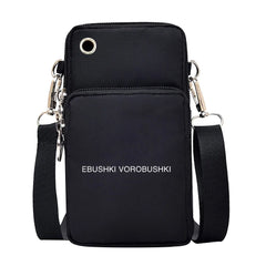 Waterproof Sport Arm Pouch Text Print Pattern Shoulder Bag