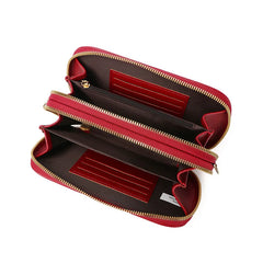 PU Leather Crossbody Bags for Womens Zipper Wallet Mini Shoulder Bag