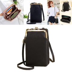 Cell Phone Purse Mini Detachable Strap High Capacity Shoulder Wallet for Women