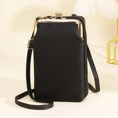 Cell Phone Purse Mini Detachable Strap High Capacity Shoulder Wallet for Women