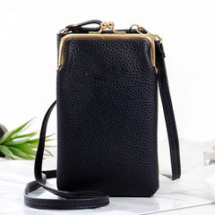 Cell Phone Purse Mini Detachable Strap High Capacity Shoulder Wallet for Women