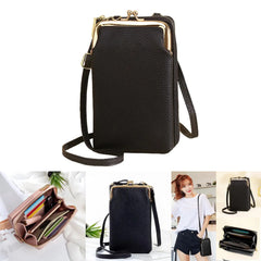 Cell Phone Purse Mini Detachable Strap High Capacity Shoulder Wallet for Women