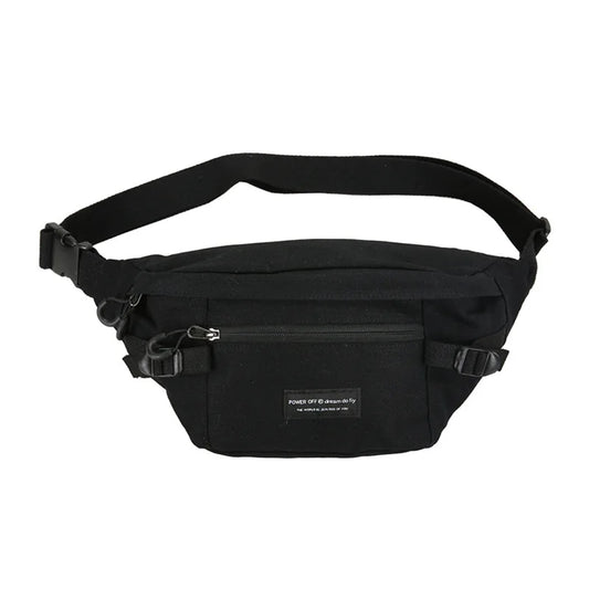 Canvas Shoulder Crossbody Bag Outdoor Sports Chest Bag