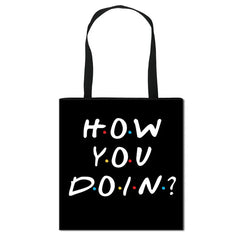 Central Perk Coffee TV Show Handbag Women Shopping Bag