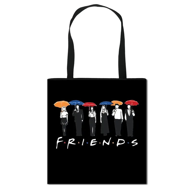 Central Perk Coffee TV Show Handbag Women Shopping Bag
