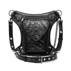 Steampunk Chain Bag Women's Messenger Shoulder Fanny Pack Leg Bag