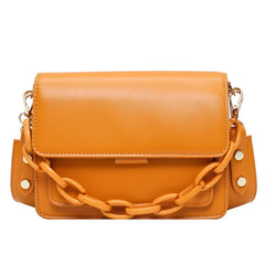 Chain Mini PU Leather Flap Bags for Women Summer Lady Shoulder Handbag