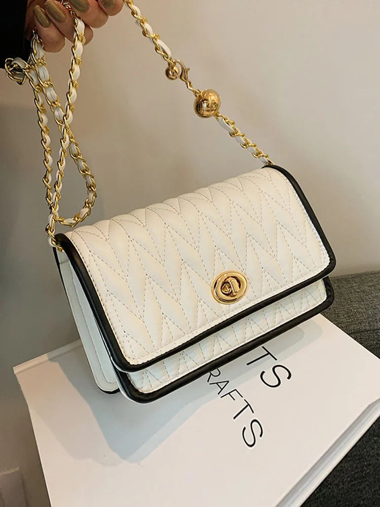 Small Women's Tote Bag Crossbody Shoulder Handbag Female Square Totes
