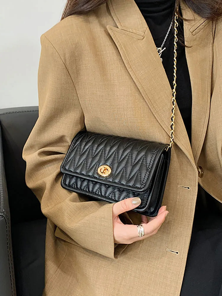 Small Women's Tote Bag Crossbody Shoulder Handbag Female Square Totes