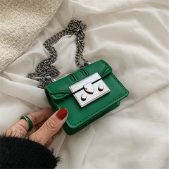 Mini Chain Crossbody Bag for Women Handbag Summer Shoulder Purse