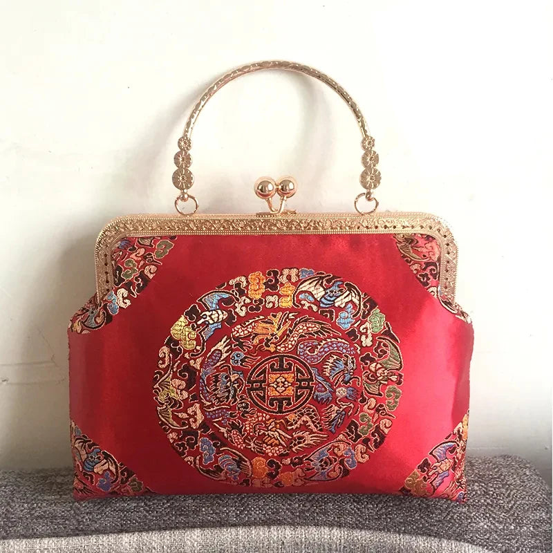 Chain Fringe Women's Handbags Purses Retro Vintage Palace Bag