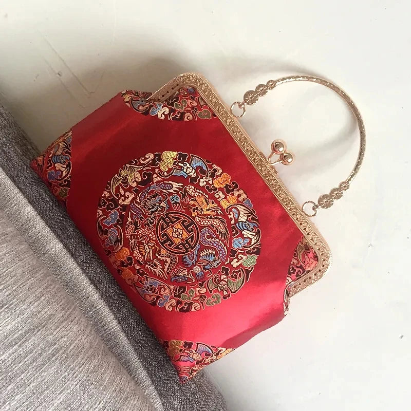 Chain Fringe Women's Handbags Purses Retro Vintage Palace Bag