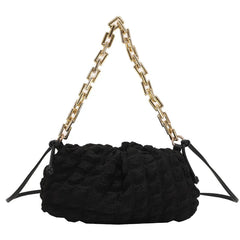 Chain Handbag Shoulder Bag for Women Clutch Purses Winter High Crossbody Bag