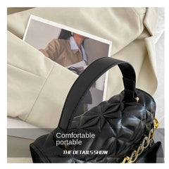 Chain Handbag Women's Winter Messenger Bag Retro Small Square Bag