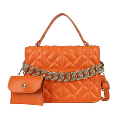 Chain Handbag Women's Winter Messenger Bag Retro Small Square Bag