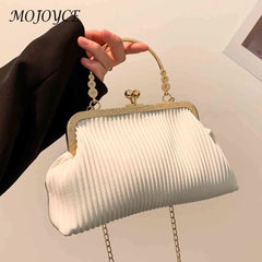Chain Ladies Messenger Bag Top-handle Bag PU Leather Casual