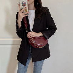 Leather Crossbody Bag Small Shoulder Messenger Waist Handbag