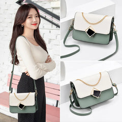 Chain Handbags for Women Small Shoulder Bag Square Leather Bag