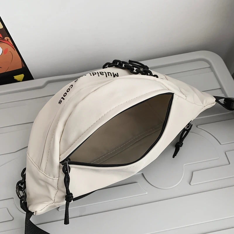 Nylon Fanny Pack Purse Large Phone Belt Bag Canvas Waterproof Travel Phone Bag