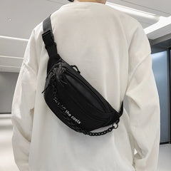 Nylon Fanny Pack Purse Large Phone Belt Bag Canvas Waterproof Travel Phone Bag