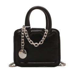 Chain PU Leather Shoulder Bags for Women Handbags and Purse