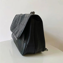 Quilted Chain Shopper Tote Shoulder Bag for Women
