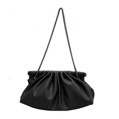 Small PU Leather Crossbody Bag for Women Chain Tote Shoulder Handbag
