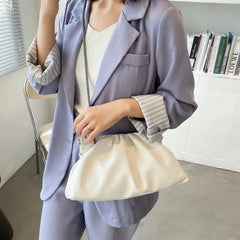 Small PU Leather Crossbody Bag for Women Chain Tote Shoulder Handbag