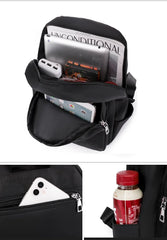 Chain Tassel Women Backpacks Oxford Cloth Shoulder Bags School Girls Rucksa
