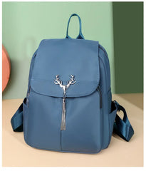 Chain Tassel Women Backpacks Oxford Cloth Shoulder Bags School Girls Rucksa