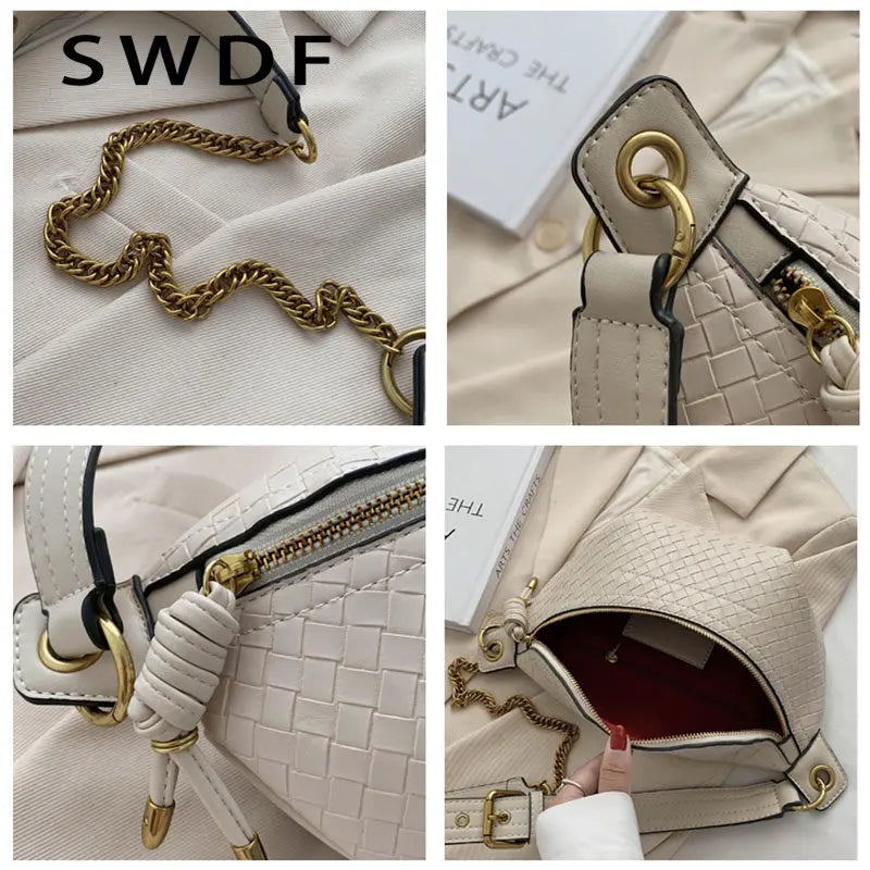 Women Leather Waist Bag Fanny Pack Crossbody Chest Mini Phone Purse