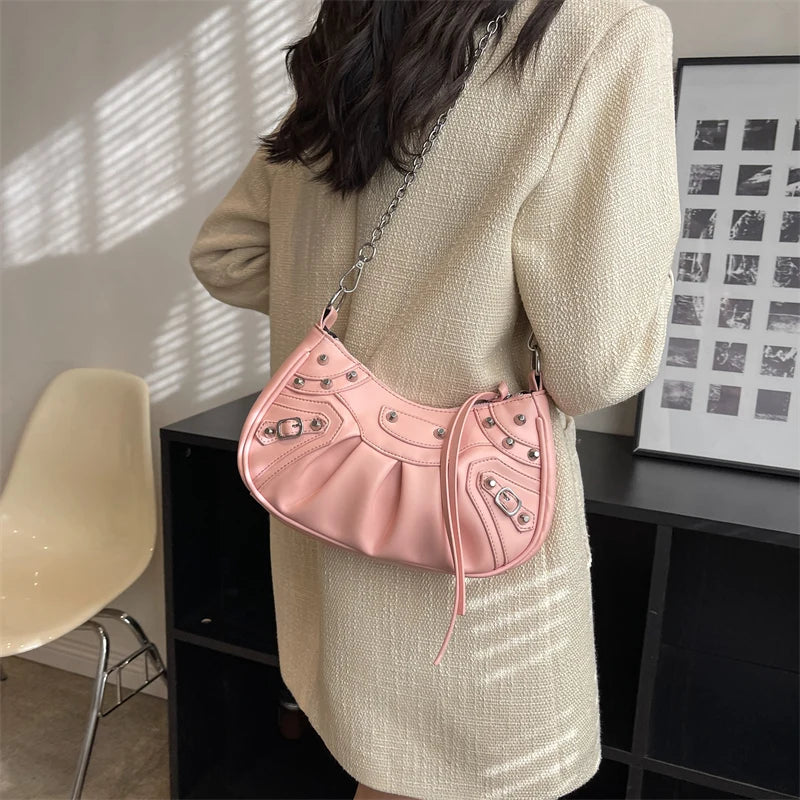 Chain Women Pu Leather Shoulder Bag Small Crossbody Bags