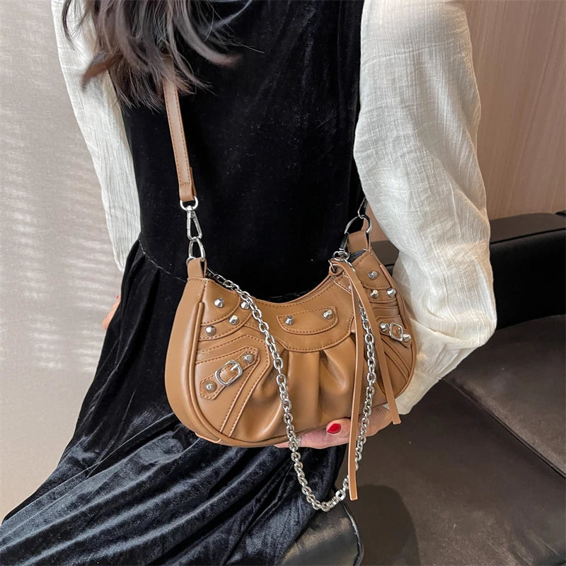 Chain Women Pu Leather Shoulder Bag Small Crossbody Bags