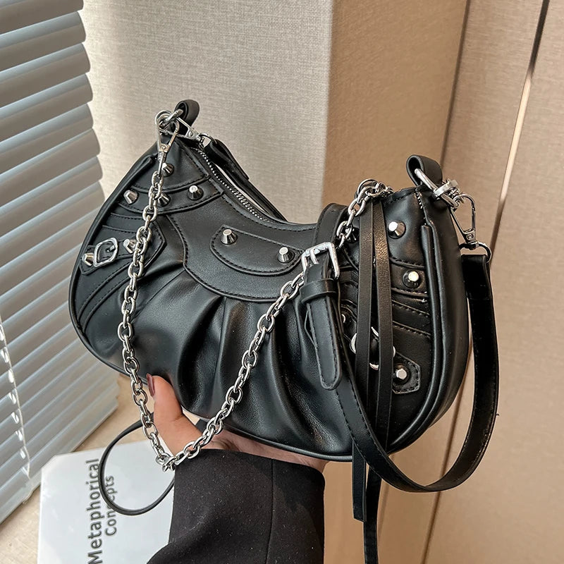 Chain Women Pu Leather Shoulder Bag Small Crossbody Bags