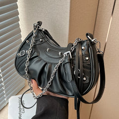 Chain Women Pu Leather Shoulder Bag Small Crossbody Bags