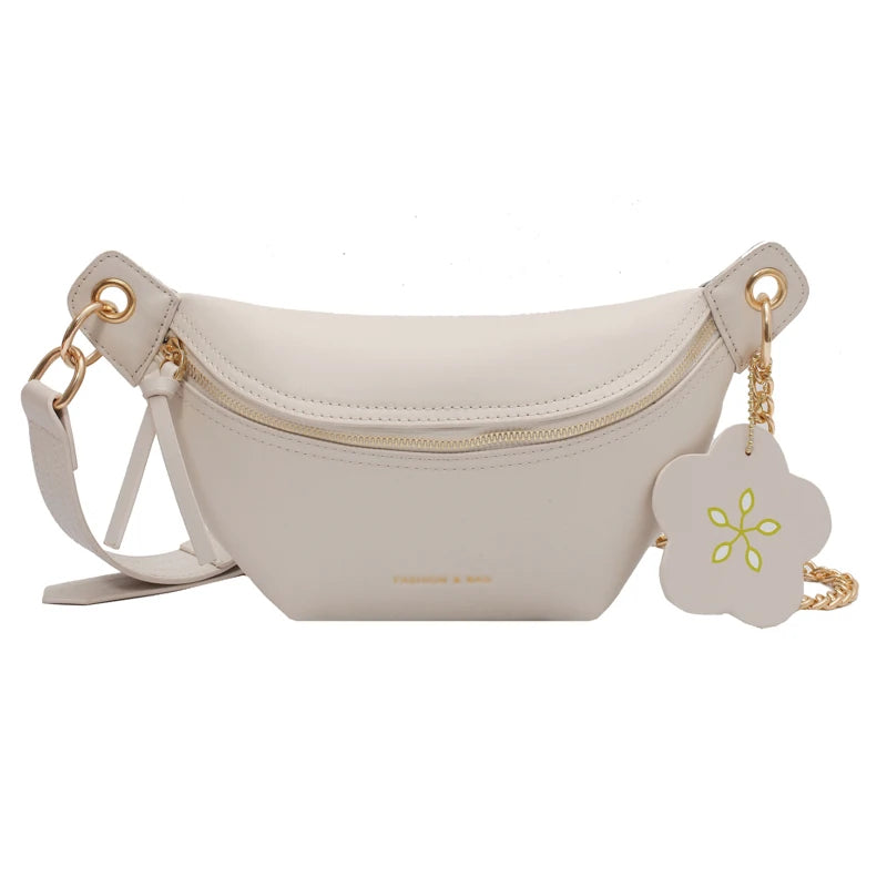 Women's Leather Fanny Pack Waist Bag Shoulder Crossbody Chest Bags Handbags