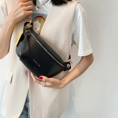 Women's Leather Fanny Pack Waist Bag Shoulder Crossbody Chest Bags Handbags