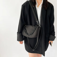 Nylon Shoulder Bag for Women Underarm Handbag and Purse