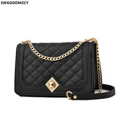 Leather Shoulder Bags for Women Crossbody Bags Square Shape
