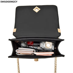 Leather Shoulder Bags for Women Crossbody Bags Square Shape